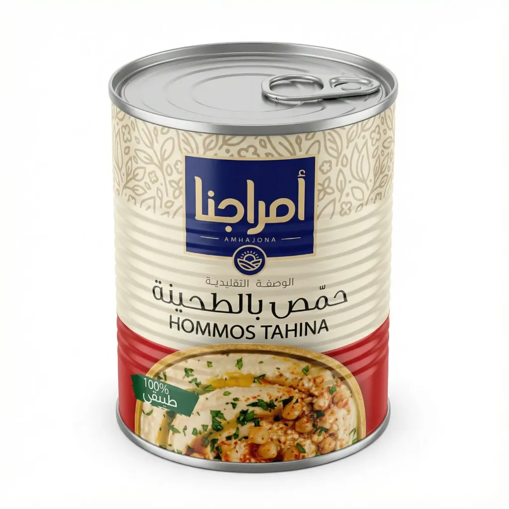 [113-0013] Amrajona Hummus met tahin 1x24x400GR