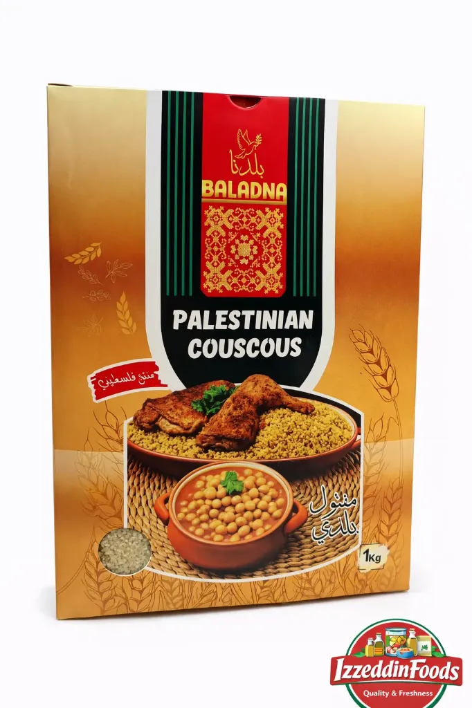 [E115-309] Baladna Palestijnse Maftoul Volkoren Tarwe 1x15x1kg