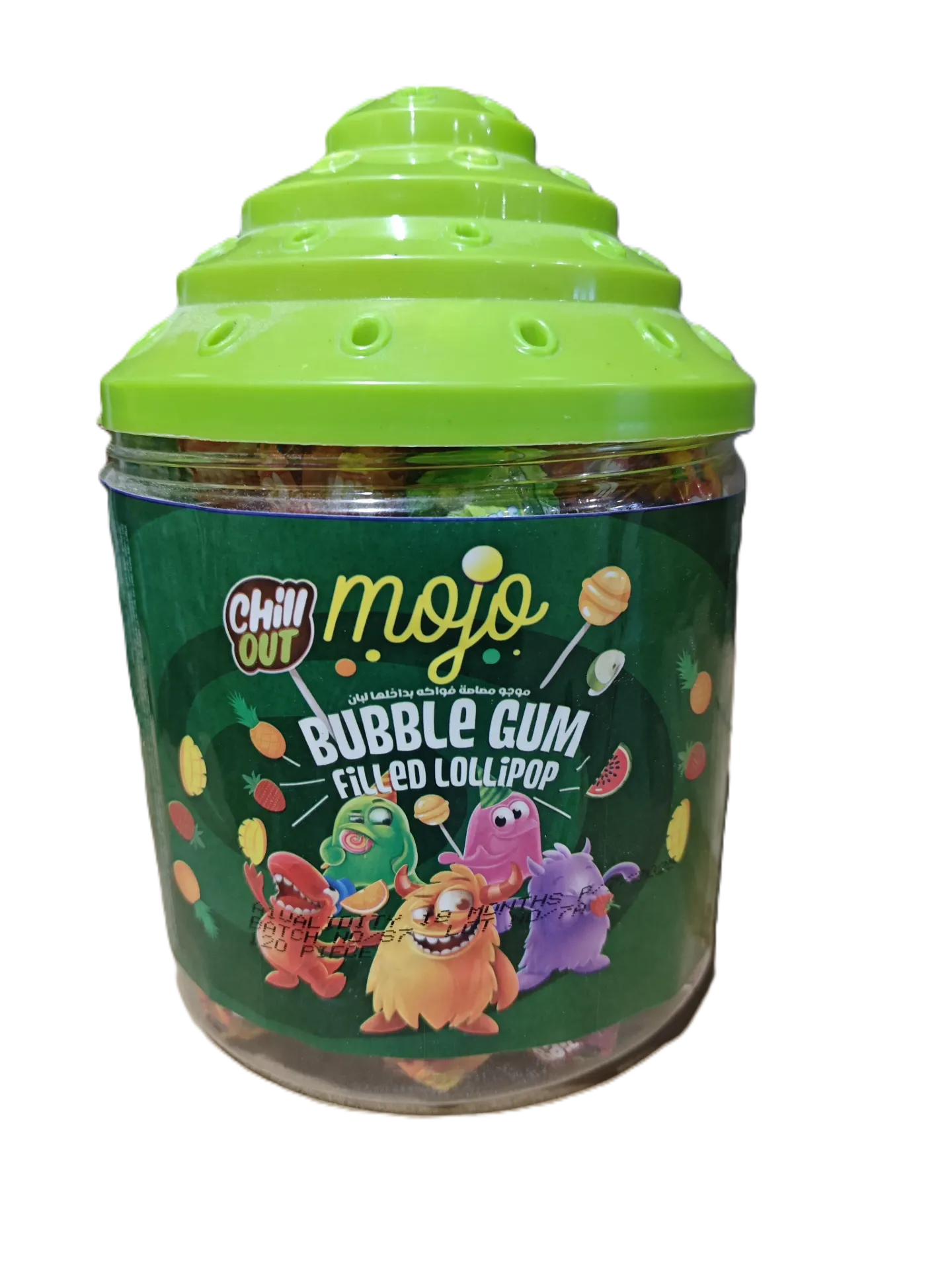 [Q101-238] Mojo Bubble Gum Display-doos 1x6p
