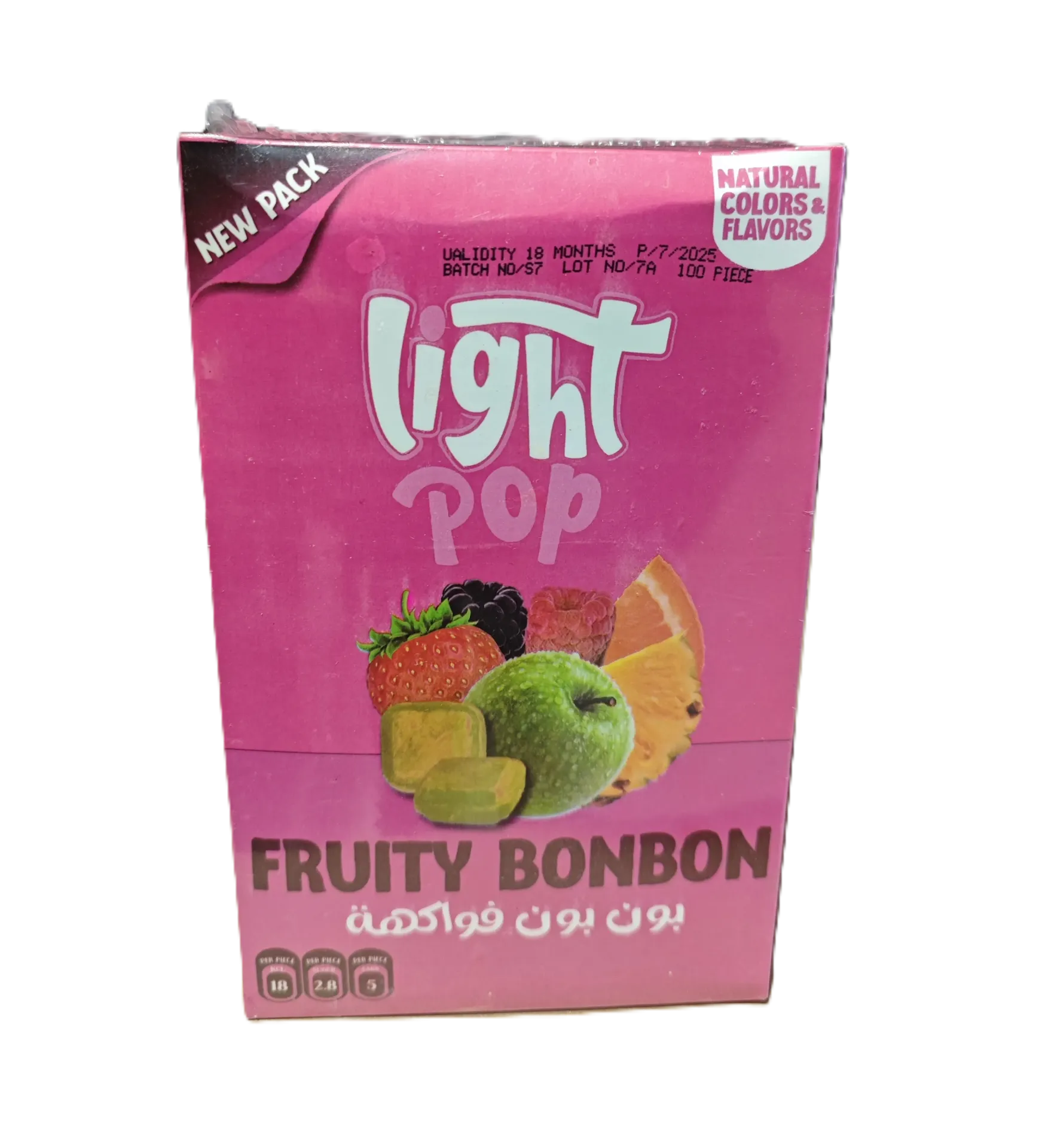 Lightpop Bonbon Fruitig 1x10p
