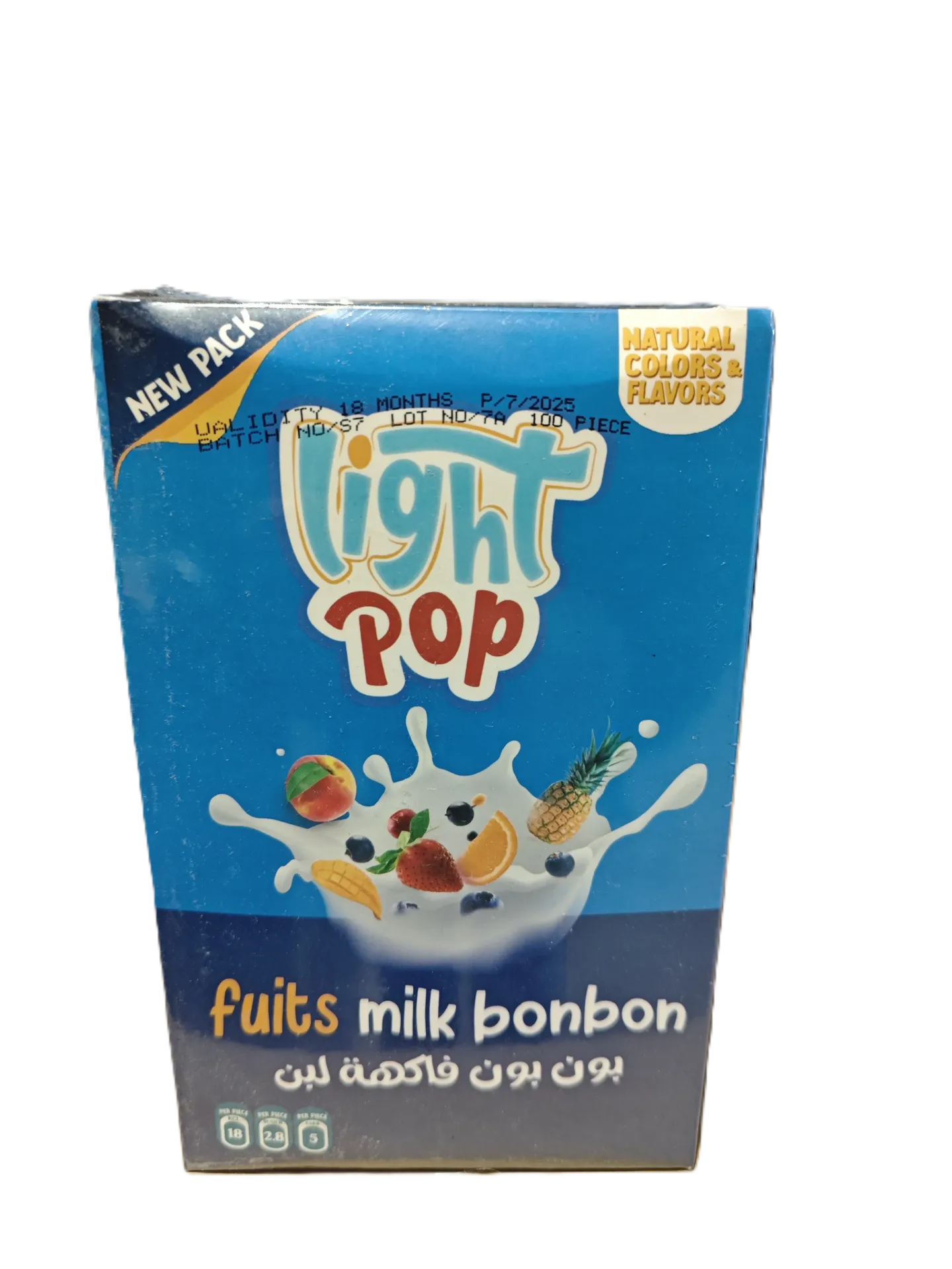 Lightpop Bonbon Fruit Melk 1x10p