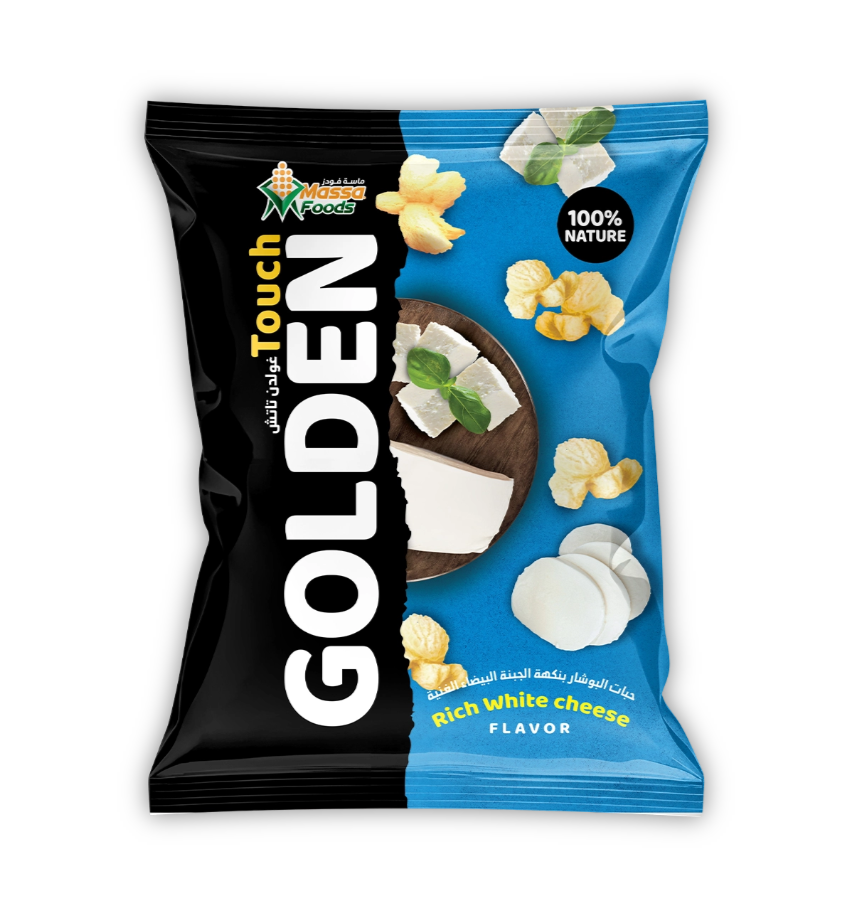 Golden Touch Chips White Cheese 1x4x12x30g