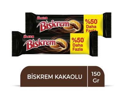 Ülker Biskrem Koekjes met Cacaocrèmevulling 1x18x150g