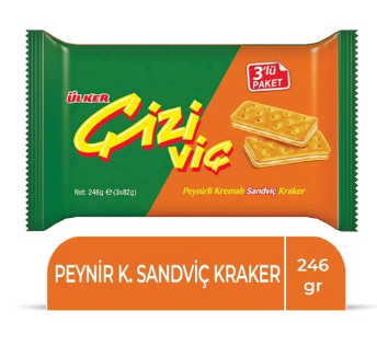 Ülker Çiziviç Sandwich Crackers met Kaasvulling 1x12x246g