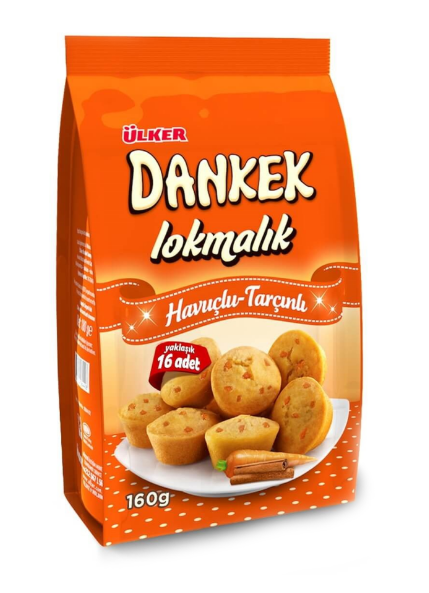 Ülker Dankek Lokmalık Cakehapjes Wortel & Kaneel 1x10x160g