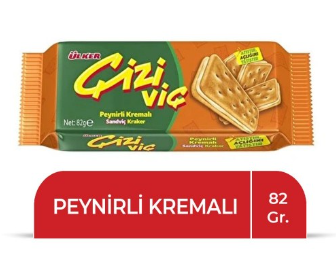 Ülker Çiziviç Sandwich Crackers met Kaasvulling 1x24x82g