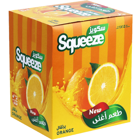 Orange Juice Squeeze 12 Packets