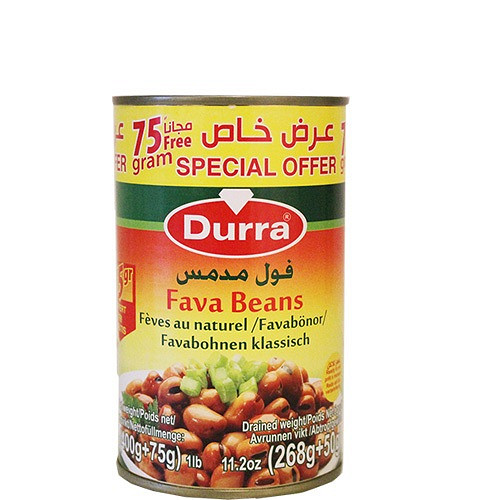 Durra Fava Bonen 1x24x400gr 75g Gratis Foul medammes