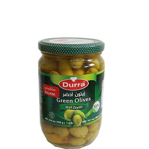 Durra Groene Olijven Salkini 1x12x650gr