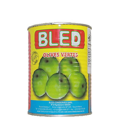 Bled Groene Olijven met Pit 1x12x850gr