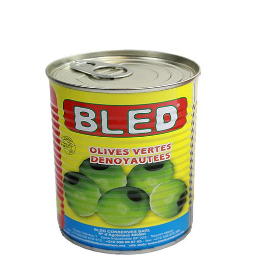 Bled Groene Olijven zonder Pit 1x12x830gr