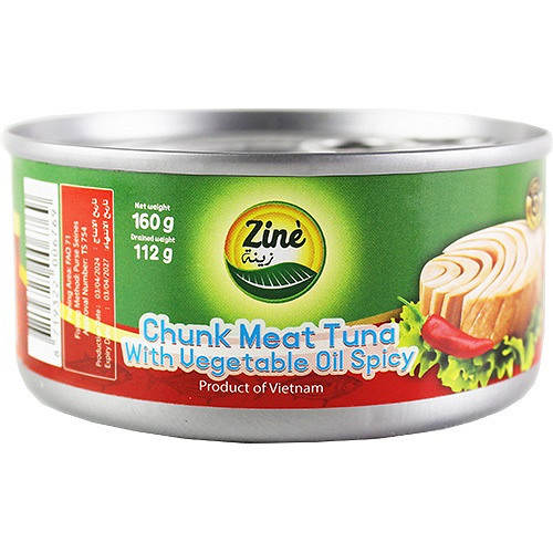 Zine Tonijn Hot In Olie 48x160GR